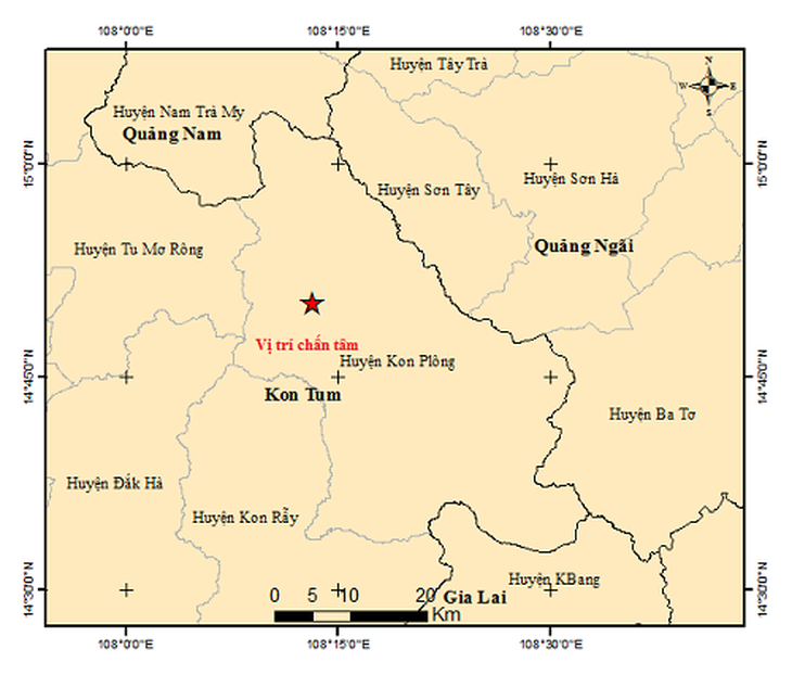 Kon Tum liên tục động đất mạnh- Ảnh 2. Kon Tum liên tục động đất mạnh- Ảnh 2.