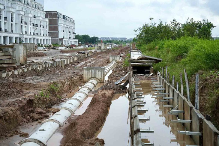 Nguyên nhân đường nối 2 quận ở Hà Nội 'lỡ hẹn' thông xe- Ảnh 6.