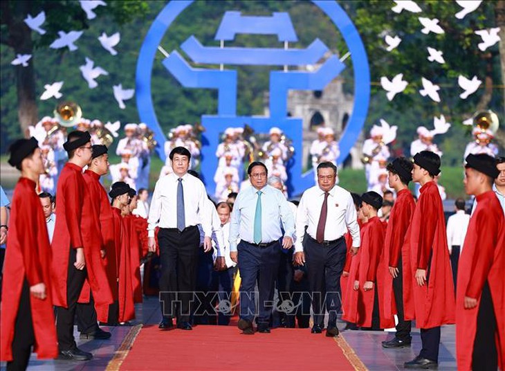 Thủ tướng Phạm Minh Chính dự 'Ngày hội Văn hoá vì Hoà bình’- Ảnh 1. Thủ tướng Phạm Minh Chính dự 'Ngày hội Văn hoá vì Hoà bình’- Ảnh 1.