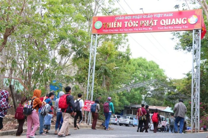 Hình ảnh ngôi chùa do ông Thích Chân Quang làm trụ trì đang bị thanh tra để cưỡng chế vì xây dựng trái phép- Ảnh 3.