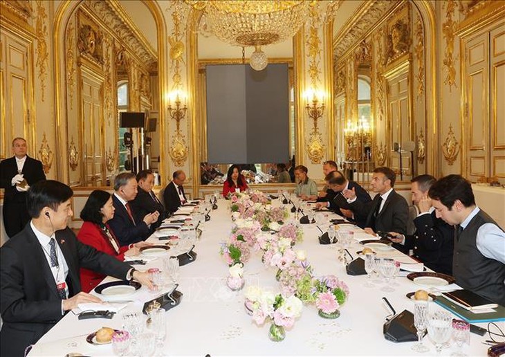 Tổng Bí thư, Chủ tịch nước Tô Lâm hội đàm với Tổng thống Pháp Emmanuel Macron- Ảnh 1. Tổng Bí thư, Chủ tịch nước Tô Lâm hội đàm với Tổng thống Pháp Emmanuel Macron- Ảnh 1.