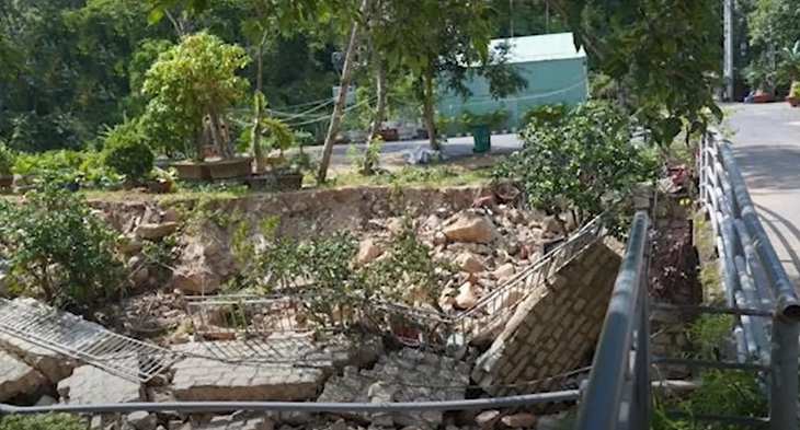 Hình ảnh ngôi chùa do ông Thích Chân Quang làm trụ trì đang bị thanh tra để cưỡng chế vì xây dựng trái phép- Ảnh 4.