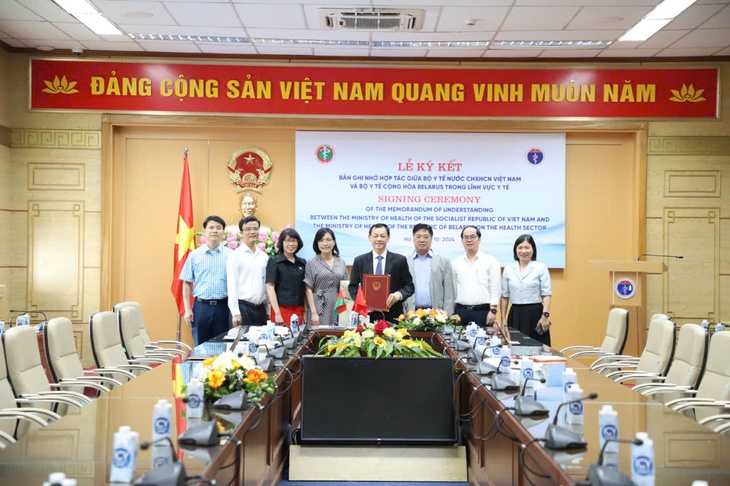 Đẩy mạnh hợp tác y tế giữa Việt Nam và Belarus- Ảnh 1. Đẩy mạnh hợp tác y tế giữa Việt Nam và Belarus- Ảnh 1.