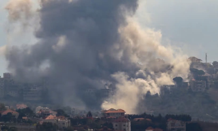 Israel không kích dữ dội 120 mục tiêu ở Lebanon- Ảnh 1.