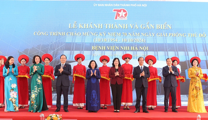 Bệnh viện Nhi hiện đại gần 800 tỷ đồng, 200 giường bệnh chính thức hoạt động- Ảnh 1. Bệnh viện Nhi hiện đại gần 800 tỷ đồng, 200 giường bệnh chính thức hoạt động- Ảnh 1.