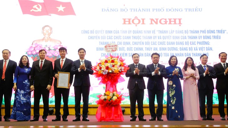 Đông Triều chính thức là thành phố thứ 5 của tỉnh Quảng Ninh- Ảnh 1.