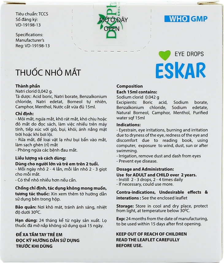 Vượt qua nhiều tiêu chí khắt khe, sản phẩm thuốc nhỏ mắt của DK Pharma được vinh danh Thương hiệu Quốc gia Việt Nam năm 2024- Ảnh 3.