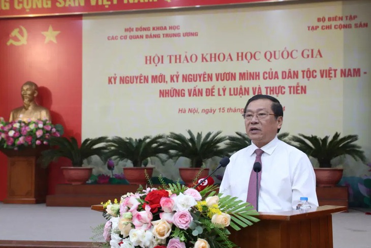 'Kỷ nguyên mới, kỷ nguyên vươn mình của dân tộc Việt Nam - Những vấn đề lý luận và thực tiễn'- Ảnh 1. 'Kỷ nguyên mới, kỷ nguyên vươn mình của dân tộc Việt Nam - Những vấn đề lý luận và thực tiễn'- Ảnh 1.