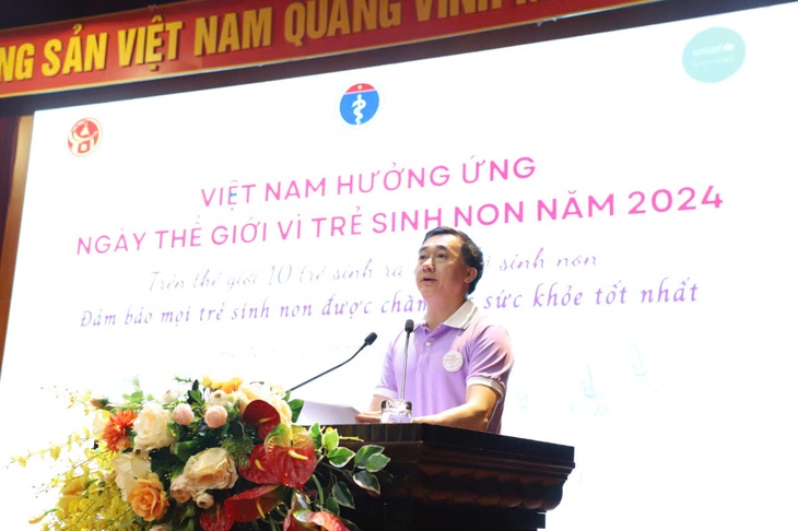 Thứ trưởng Bộ Y tế: 'Bảo đảm cho mọi trẻ sinh non đều được chăm sóc sức khỏe tốt nhất'- Ảnh 1. Thứ trưởng Bộ Y tế: 'Bảo đảm cho mọi trẻ sinh non đều được chăm sóc sức khỏe tốt nhất'- Ảnh 1.