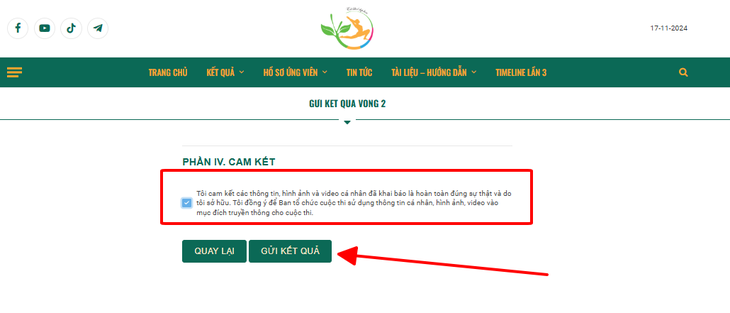 Ứng viên TÔI KHỎE ĐẸP HƠN lưu ý: Gửi kết quả Vòng 2 trước 24h00 ngày 21/11- Ảnh 5. Ứng viên TÔI KHỎE ĐẸP HƠN lưu ý: Gửi kết quả Vòng 2 trước 24h00 ngày 21/11- Ảnh 5.