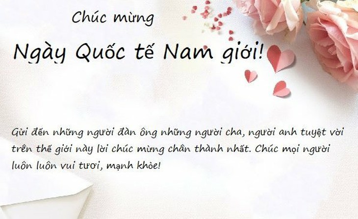 Những lời chúc ngày Quốc tế Đàn ông 19/11 hay và ý nghĩa nhất 2024- Ảnh 7. Những lời chúc ngày Quốc tế Đàn ông 19/11 hay và ý nghĩa nhất 2024- Ảnh 7.