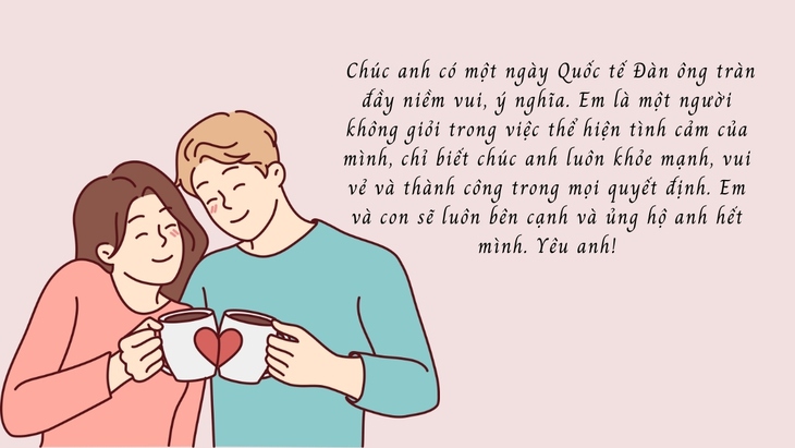 Những lời chúc ngày Quốc tế Đàn ông 19/11 hay và ý nghĩa nhất 2024- Ảnh 3. Những lời chúc ngày Quốc tế Đàn ông 19/11 hay và ý nghĩa nhất 2024- Ảnh 3.