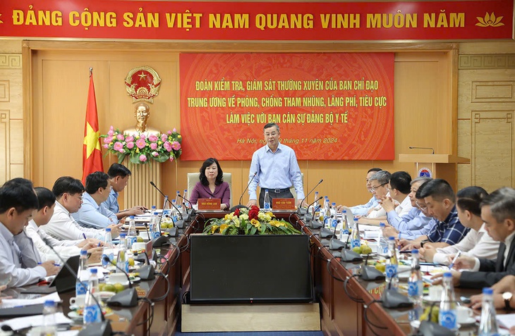 Bộ Y tế đã lãnh đạo, chỉ đạo triển khai tốt các công việc liên quan đến phòng, chống tham nhũng, tiêu cực- Ảnh 1. Bộ Y tế đã lãnh đạo, chỉ đạo triển khai tốt các công việc liên quan đến phòng, chống tham nhũng, tiêu cực- Ảnh 1.