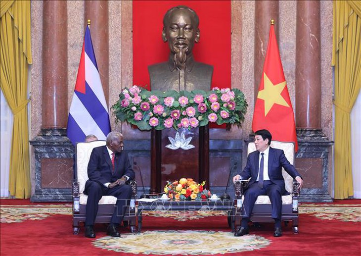 Chủ tịch nước Lương Cường tiếp Chủ tịch Quốc hội Chính quyền Nhân dân Cuba- Ảnh 4.