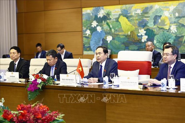 Chủ tịch Quốc hội Trần Thanh Mẫn đón và hội đàm với Chủ tịch Quốc hội Chính quyền Nhân dân Cuba- Ảnh 7. Chủ tịch Quốc hội Trần Thanh Mẫn đón và hội đàm với Chủ tịch Quốc hội Chính quyền Nhân dân Cuba- Ảnh 7.