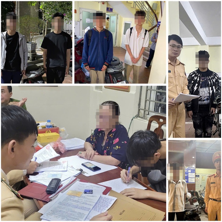 Vụ nhóm thanh niên đi xe máy đầu trần cầm cờ diễu phố, phạt cả học sinh và phụ huynh- Ảnh 3.
Vụ nhóm thanh niên đi xe máy đầu trần cầm cờ diễu phố, phạt cả học sinh và phụ huynh- Ảnh 3.