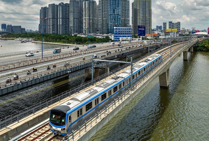 TP Hồ Chí Minh: Metro Bến Thành - Suối Tiên sẽ vận hành chính thức từ ngày 22/12- Ảnh 1. TP Hồ Chí Minh: Metro Bến Thành - Suối Tiên sẽ vận hành chính thức từ ngày 22/12- Ảnh 1.