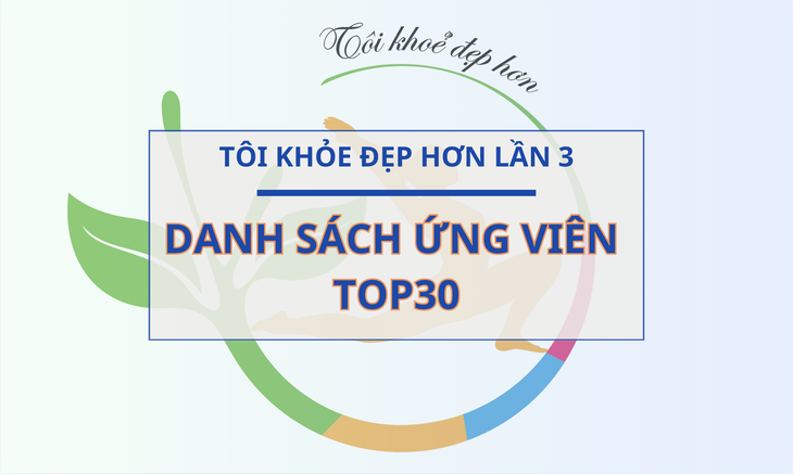 Công bố danh sách TOP30 ứng viên lọt vào Vòng 3 cuộc thi TÔI KHỎE ĐẸP HƠN- Ảnh 1. Công bố danh sách TOP30 ứng viên lọt vào Vòng 3 cuộc thi TÔI KHỎE ĐẸP HƠN- Ảnh 1.