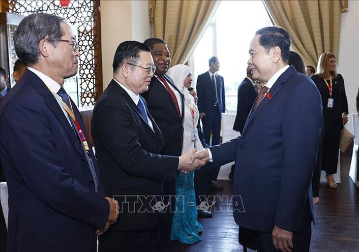 Chủ tịch Quốc hội dự khai mạc Hội nghị lần thứ 11 của Nghị viện Quốc tế vì Bao dung và Hòa bình- Ảnh 2. Chủ tịch Quốc hội dự khai mạc Hội nghị lần thứ 11 của Nghị viện Quốc tế vì Bao dung và Hòa bình- Ảnh 2.