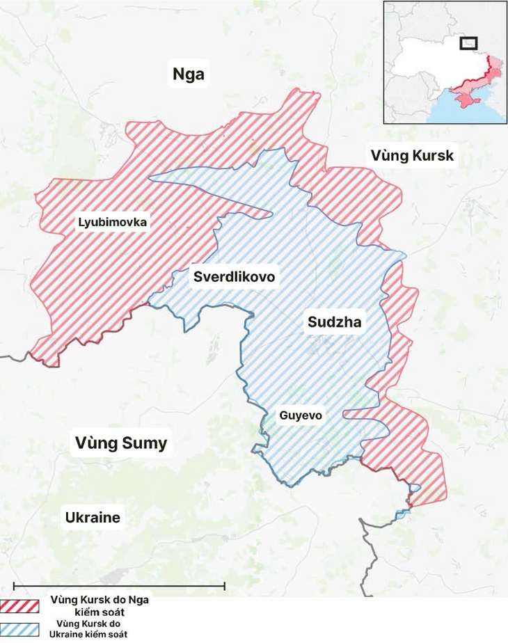 Nga phản công lấy lại hơn 40% lãnh thổ Ukraine chiếm được ở Kursk- Ảnh 2. Nga phản công lấy lại hơn 40% lãnh thổ Ukraine chiếm được ở Kursk- Ảnh 2.