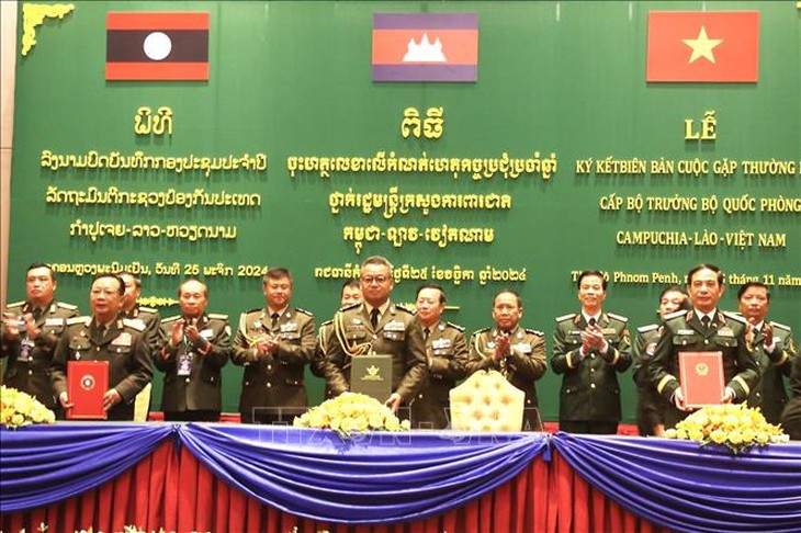 Tăng cường hợp tác quốc phòng 3 nước Việt Nam - Lào - Campuchia- Ảnh 4. Tăng cường hợp tác quốc phòng 3 nước Việt Nam - Lào - Campuchia- Ảnh 4.
