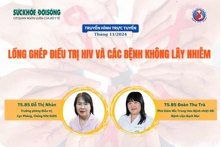 Truyền hình trực tuyến: Lồng ghép điều trị HIV và các bệnh không lây nhiễm- Ảnh 1. Truyền hình trực tuyến: Lồng ghép điều trị HIV và các bệnh không lây nhiễm- Ảnh 1.
