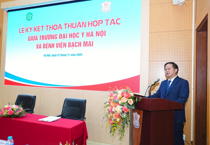 Bệnh viện hạng đặc biệt và 'cái nôi' đào tạo nhân lực y tế hợp tác chặt chẽ viện - trường- Ảnh 1. Bệnh viện hạng đặc biệt và 'cái nôi' đào tạo nhân lực y tế hợp tác chặt chẽ viện - trường- Ảnh 1.