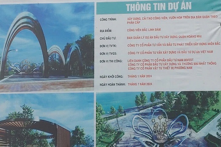 Hà Nội: Công viên Bắc Linh Đàm bao giờ mới hoàn thành?- Ảnh 1.