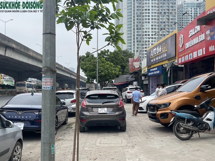 Vỉa hè đường Nguyễn Xiển xuống cấp nghiêm trọng, gạch lát nát tươm- Ảnh 11. Vỉa hè đường Nguyễn Xiển xuống cấp nghiêm trọng, gạch lát nát tươm- Ảnh 11.