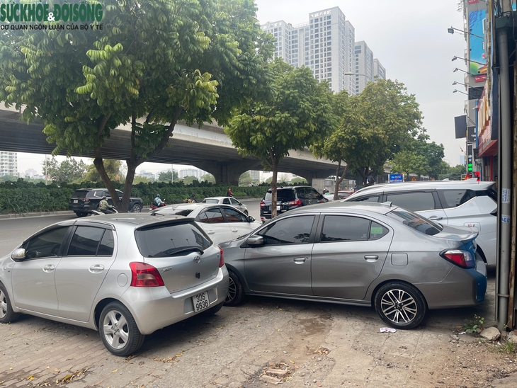 Vỉa hè đường Nguyễn Xiển xuống cấp nghiêm trọng, gạch lát nát tươm- Ảnh 12. Vỉa hè đường Nguyễn Xiển xuống cấp nghiêm trọng, gạch lát nát tươm- Ảnh 12.