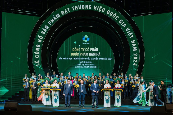 Dược Nam Hà tiếp tục trở thành Thương hiệu Quốc gia Việt Nam 2024- Ảnh 1.