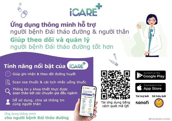 Ứng dụng thông minh giúp 7 triệu bệnh nhân đái tháo đường tại Việt Nam theo dõi chặt sức khỏe, tuân thủ điều trị - Ảnh 1. Ứng dụng thông minh giúp 7 triệu bệnh nhân đái tháo đường tại Việt Nam theo dõi chặt sức khỏe, tuân thủ điều trị - Ảnh 1.