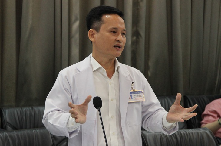 TS. BS Lê Hữu Phước, Phó trưởng Khoa Viêm Gan, Bệnh viện Chợ Rẫy chia sẻ về bệnh Wilson. Ảnh: Xuân Dự TS. BS Lê Hữu Phước, Phó trưởng Khoa Viêm Gan, Bệnh viện Chợ Rẫy chia sẻ về bệnh Wilson. Ảnh: Xuân Dự