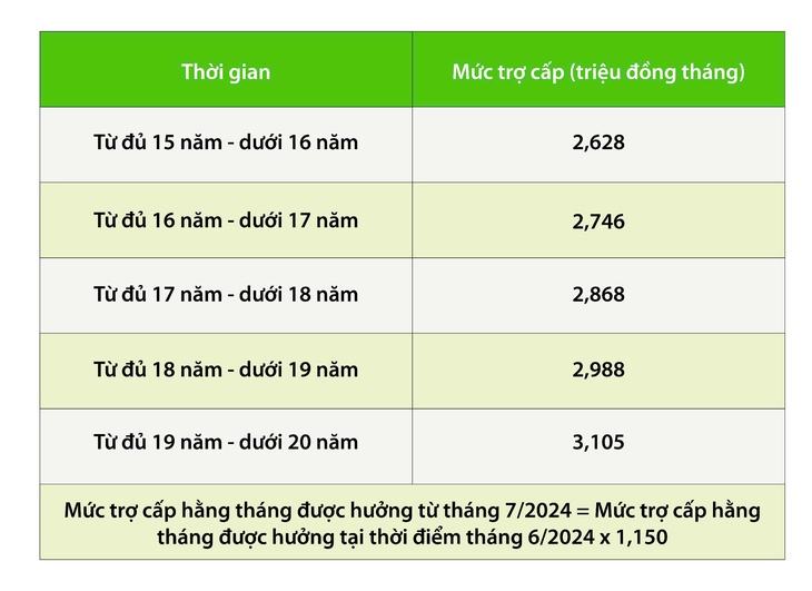 Điều chỉnh trợ cấp hằng tháng với quân nhân đã phục viên, xuất ngũ- Ảnh 1.