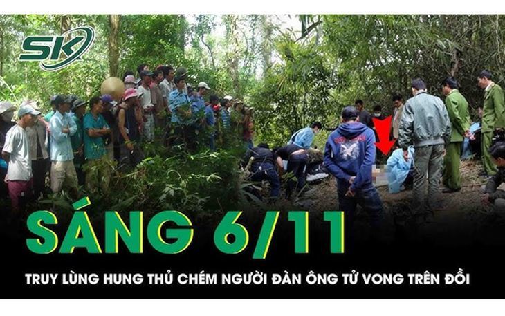 Sáng 6/11: Công an truy lùng "kẻ thủ ác" chém người ở Hòa Bình