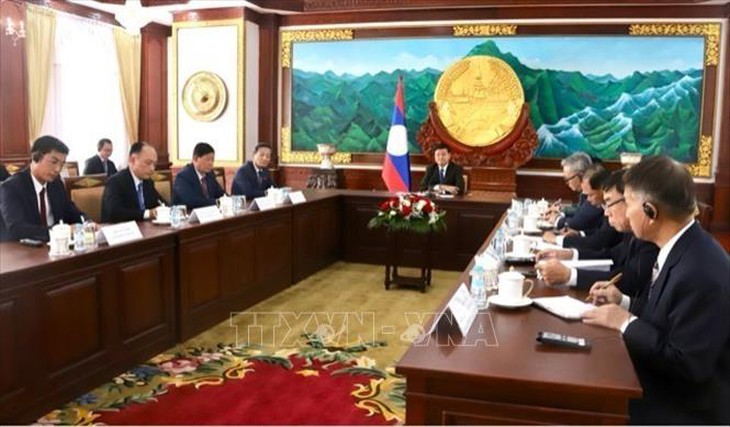Chủ tịch nước Lương Cường hội đàm trực tuyến với Tổng Bí thư, Chủ tịch nước Lào- Ảnh 2. Chủ tịch nước Lương Cường hội đàm trực tuyến với Tổng Bí thư, Chủ tịch nước Lào- Ảnh 2.