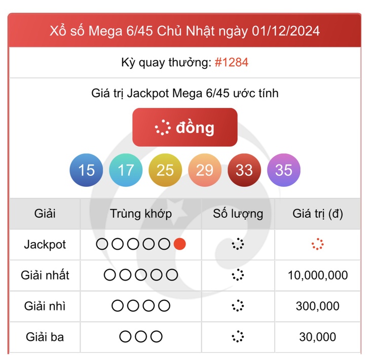 Vietlott 18/12 - Kết quả xổ số Vietlott hôm nay 18/12/2024 - Xổ số Mega 6/45 ngày 18/12- Ảnh 8.