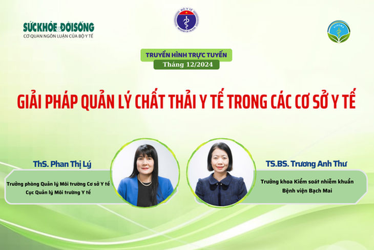 Truyền hình trực tuyến: Giải pháp quản lý chất thải y tế trong các cơ sở y tế- Ảnh 1. Truyền hình trực tuyến: Giải pháp quản lý chất thải y tế trong các cơ sở y tế- Ảnh 1.