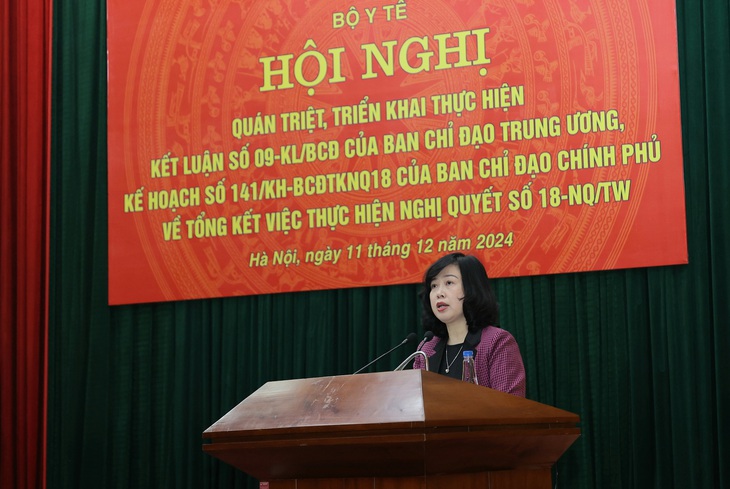 Bộ Y tế quán triệt Nghị quyết 18-NQ/TW: Sắp xếp tổ chức bộ máy để hoạt động hiệu lực, hiệu quả- Ảnh 1. Bộ Y tế quán triệt Nghị quyết 18-NQ/TW: Sắp xếp tổ chức bộ máy để hoạt động hiệu lực, hiệu quả- Ảnh 1.
