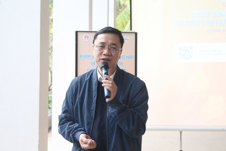 70% bệnh nhân ung thư phổi ở Việt Nam phát hiện ở giai đoạn muộn, làm giảm hiệu quả điều trị- Ảnh 1.