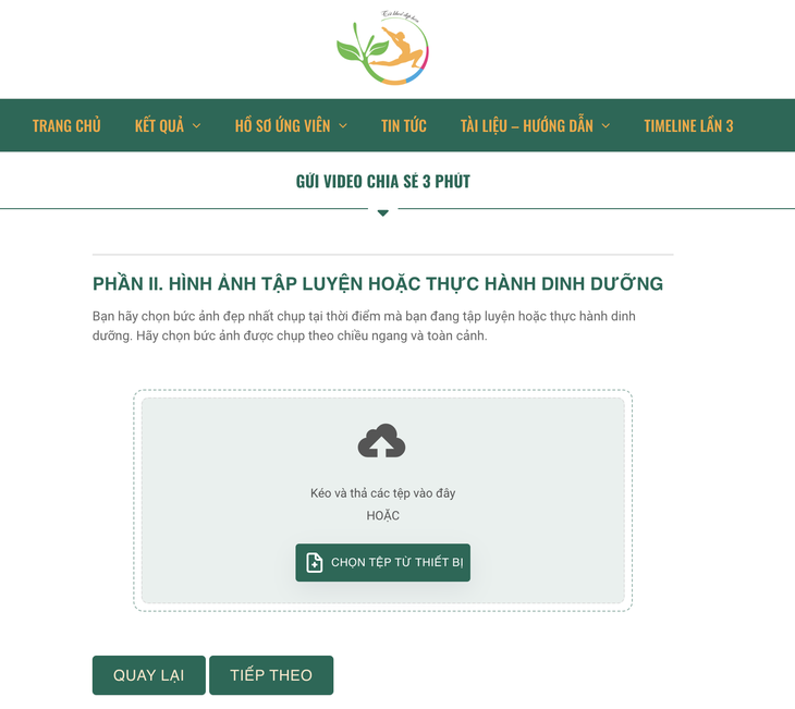 Ứng viên TÔI KHỎE ĐẸP HƠN lưu ý: Gửi kết quả Vòng 3 trước 24h00 ngày 17/12- Ảnh 4. Ứng viên TÔI KHỎE ĐẸP HƠN lưu ý: Gửi kết quả Vòng 3 trước 24h00 ngày 17/12- Ảnh 4.