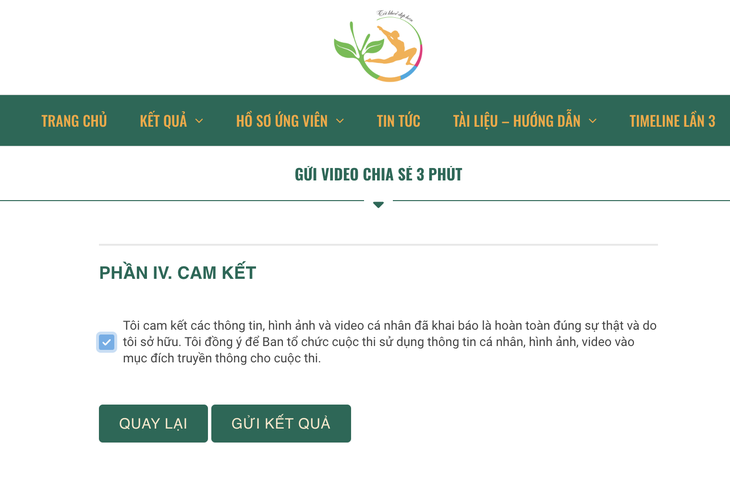 Ứng viên TÔI KHỎE ĐẸP HƠN lưu ý: Gửi kết quả Vòng 3 trước 24h00 ngày 17/12- Ảnh 6. Ứng viên TÔI KHỎE ĐẸP HƠN lưu ý: Gửi kết quả Vòng 3 trước 24h00 ngày 17/12- Ảnh 6.