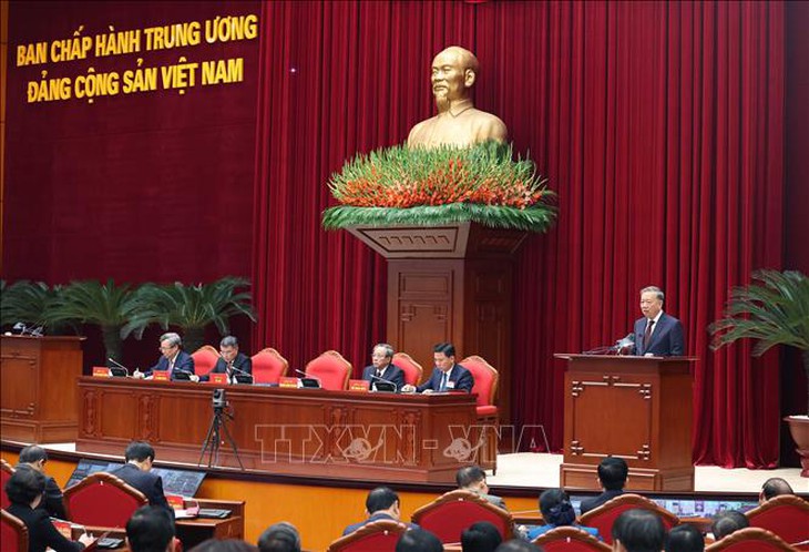 Tổng Bí thư Tô Lâm: Khẩn trương tham mưu việc tinh gọn bộ máy- Ảnh 1. Tổng Bí thư Tô Lâm: Khẩn trương tham mưu việc tinh gọn bộ máy- Ảnh 1.