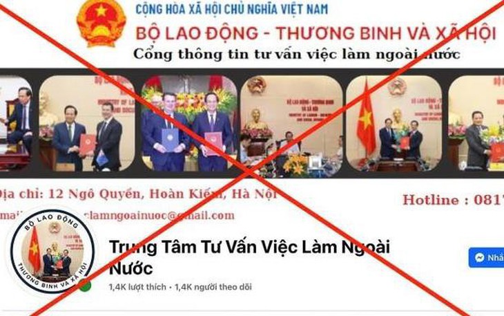 Cảnh báo thủ đoạn mạo danh Bộ LĐ-TBXH lừa đảo người đi nước ngoài làm việc