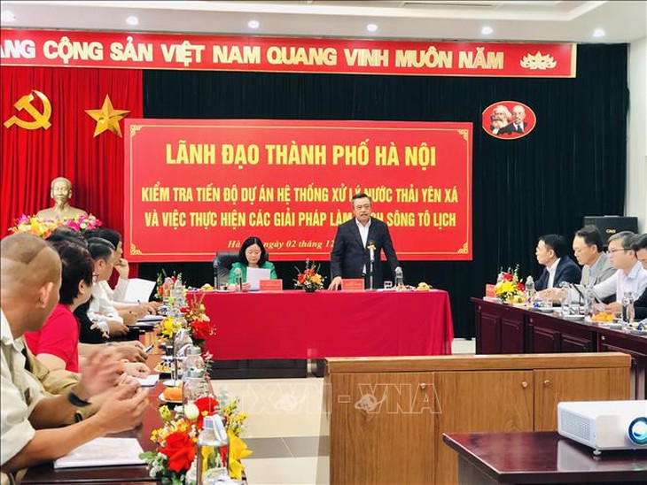 Hoàn thành bổ cập nước hồ Tây về sông Tô Lịch trước 2/9/2025- Ảnh 2. Hoàn thành bổ cập nước hồ Tây về sông Tô Lịch trước 2/9/2025- Ảnh 2.