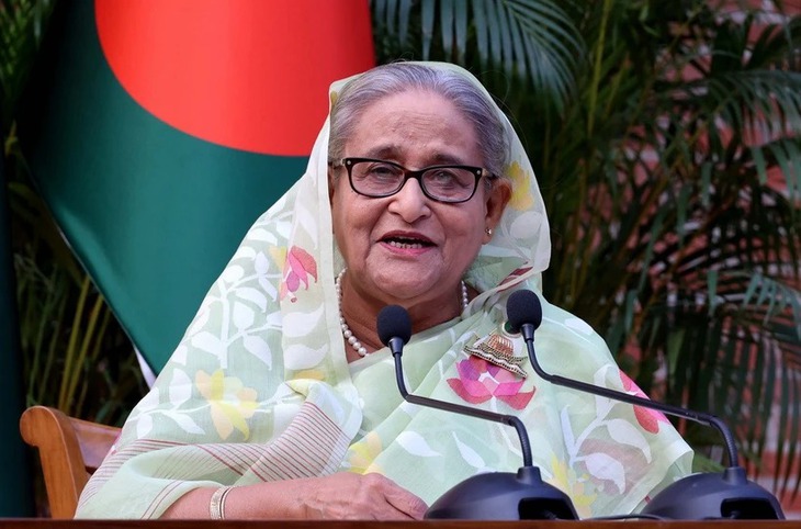 Bangladesh yêu cầu Ấn Độ dẫn độ cựu Thủ tướng Sheikh Hasina- Ảnh 1. Bangladesh yêu cầu Ấn Độ dẫn độ cựu Thủ tướng Sheikh Hasina- Ảnh 1.