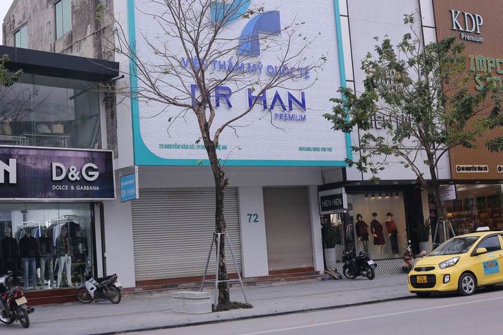 Dừng hoạt động Viện thẩm mỹ Dr Han Premium ở TP Vinh- Ảnh 1.