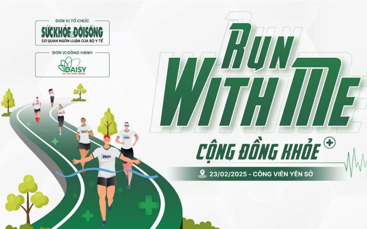 "Run With Me - Cộng Đồng Khỏe" – Chạy để khỏe và lan tỏa yêu thương