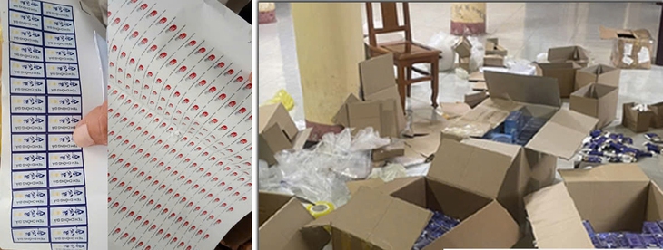 Triệt phá đường dây sản xuất và buôn bán hàng nghìn lọ thực phẩm chức năng giả- Ảnh 3. Triệt phá đường dây sản xuất và buôn bán hàng nghìn lọ thực phẩm chức năng giả- Ảnh 3.