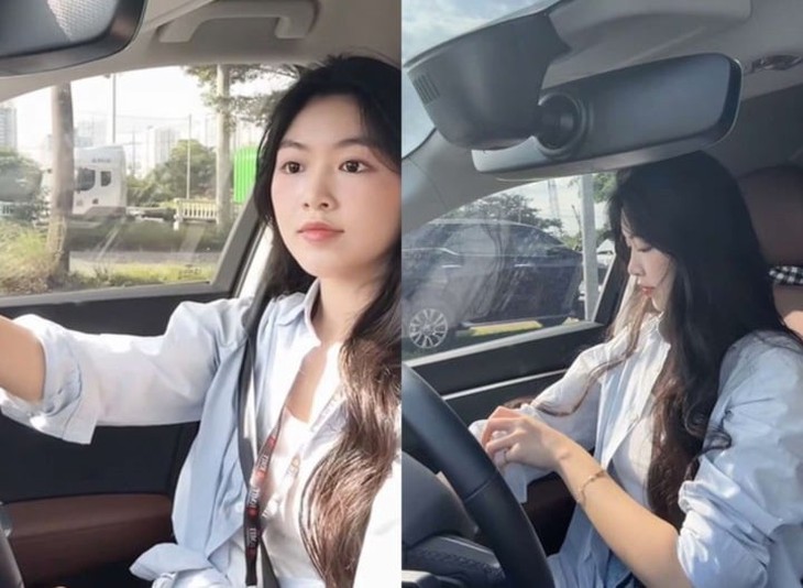 Con gái tự lái ô tô giá hàng tỷ đồng đi học, MC Quyền Linh nói gì?- Ảnh 1. Con gái tự lái ô tô giá hàng tỷ đồng đi học, MC Quyền Linh nói gì?- Ảnh 1.